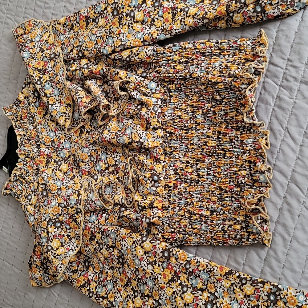 Smocked blouse